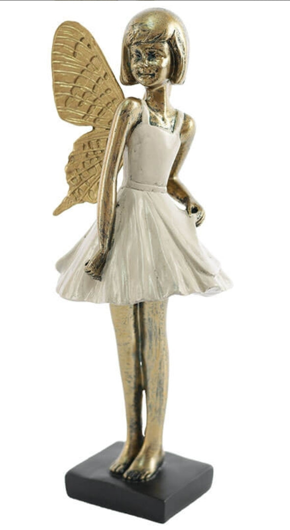 DELIGATE GIRL ORNAMENT WITH GOLDEN WINGS
