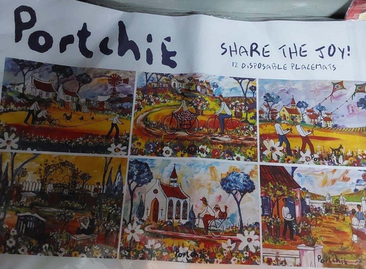 PORTCHIE DISPOSABLE PLACE MATS