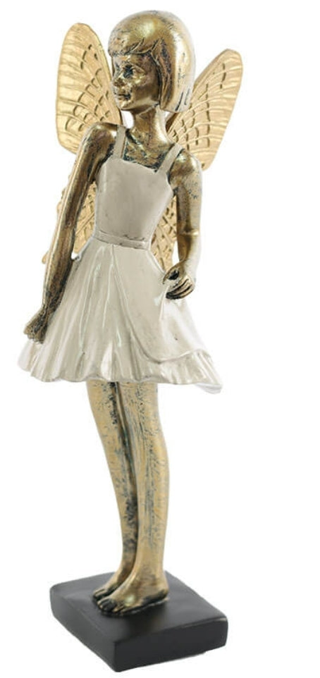 DELIGATE GIRL ORNAMENT WITH GOLDEN WINGS