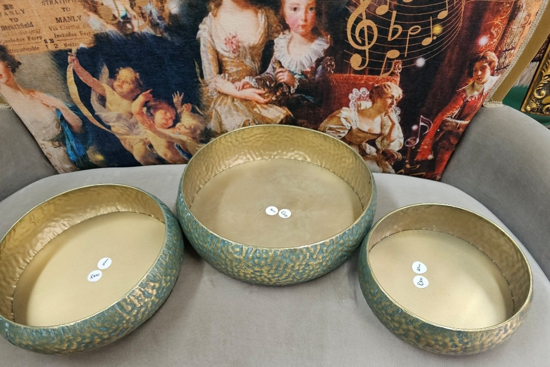 Metal bowls