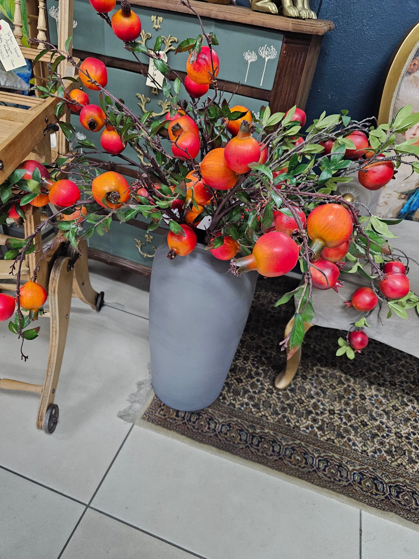 POMEGRANATES ON A BRANCH