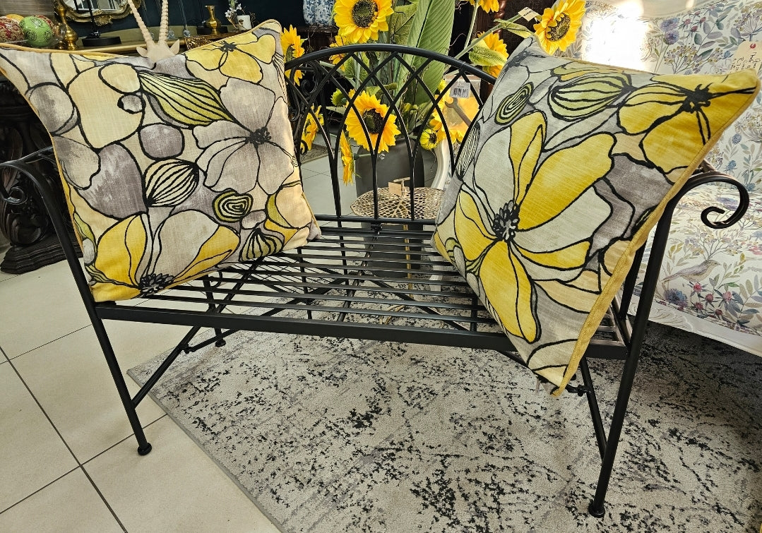 2 Seater steel bench