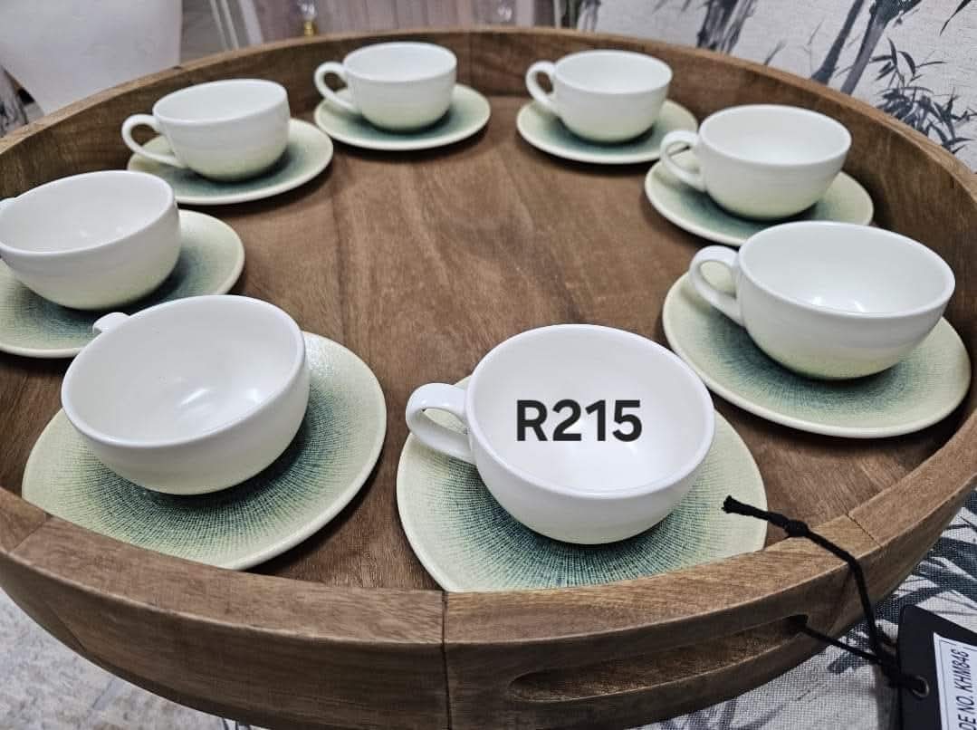 BONNA CUPS & SAUCERS