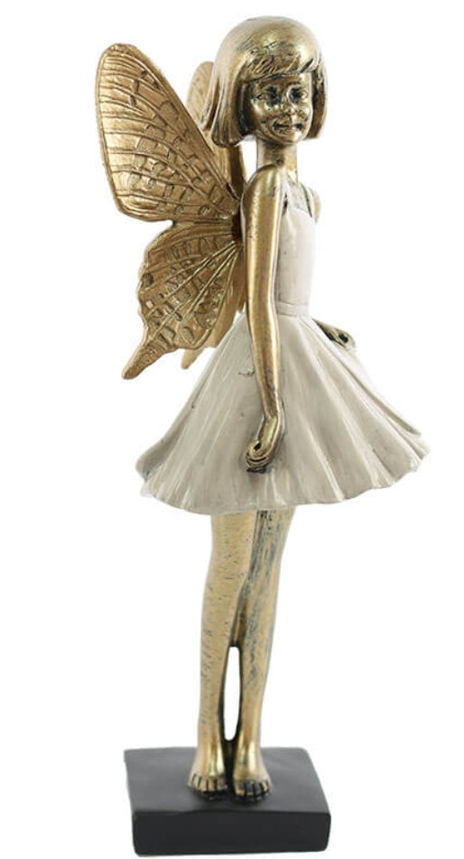 DELIGATE GIRL ORNAMENT WITH GOLDEN WINGS