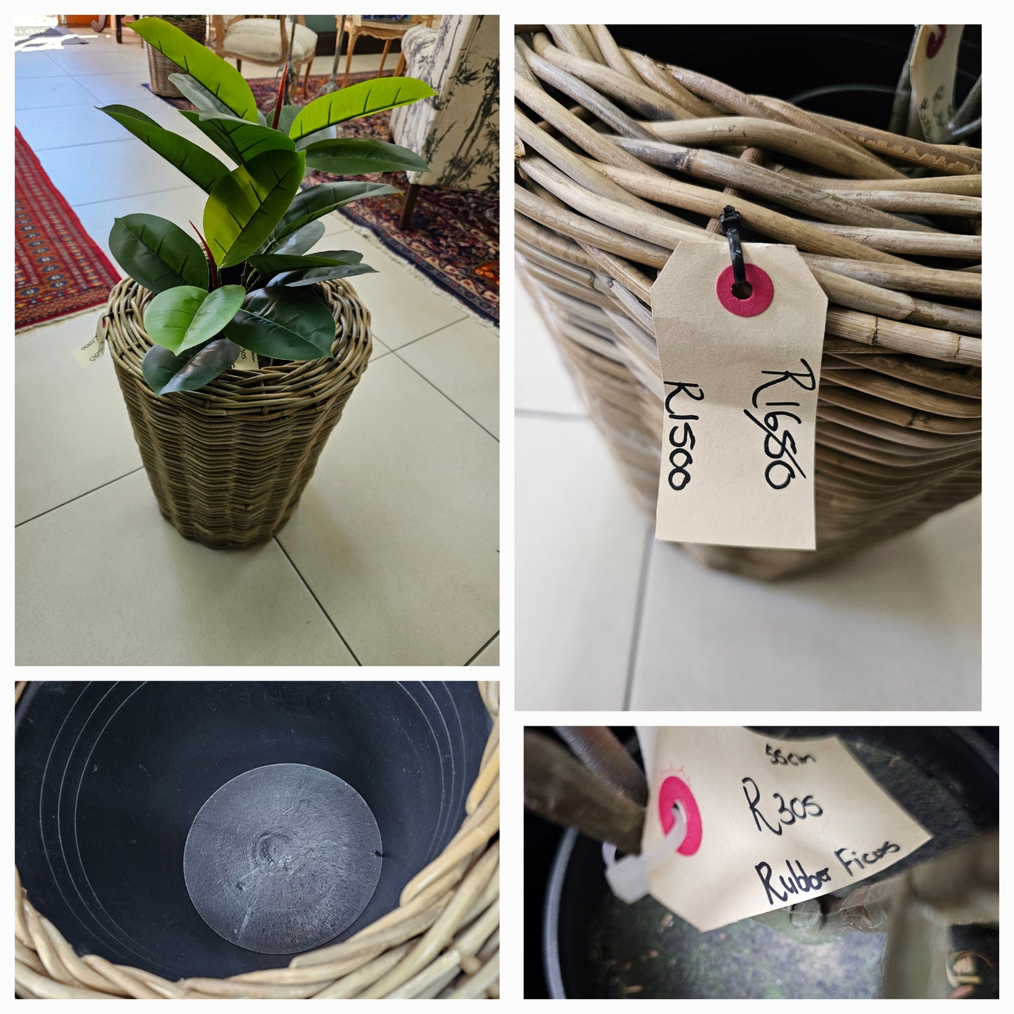 LARGE RATTAN BASKET