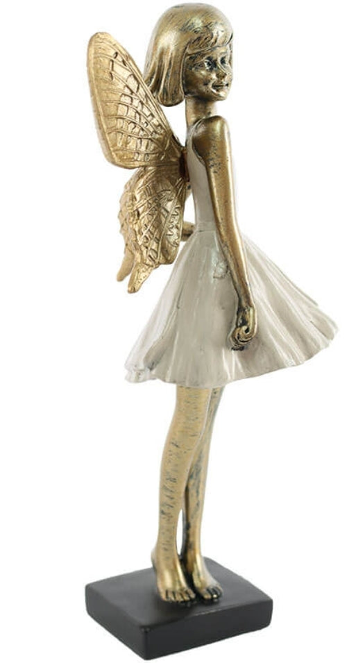 DELIGATE GIRL ORNAMENT WITH GOLDEN WINGS