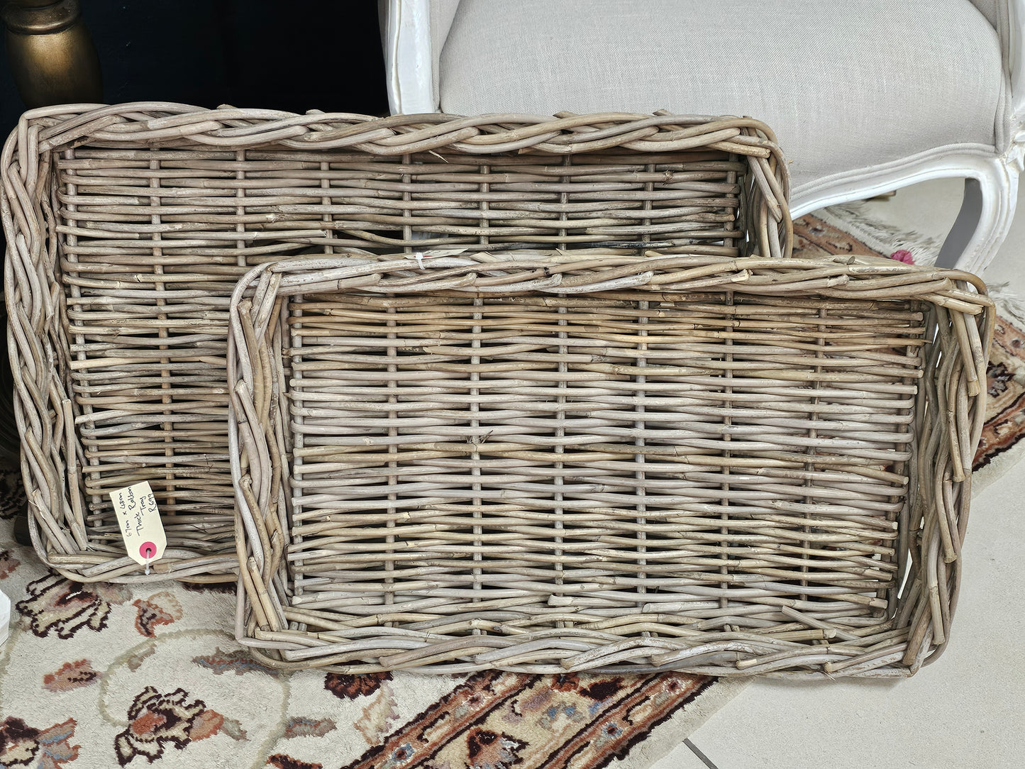 Thick Rattan Tray/basket