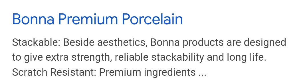 BONNA CUPS & SAUCERS