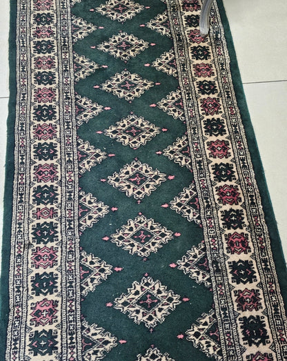 PERSIAN HANDKNOTTED PRE LOVED RUNNER (carpet)