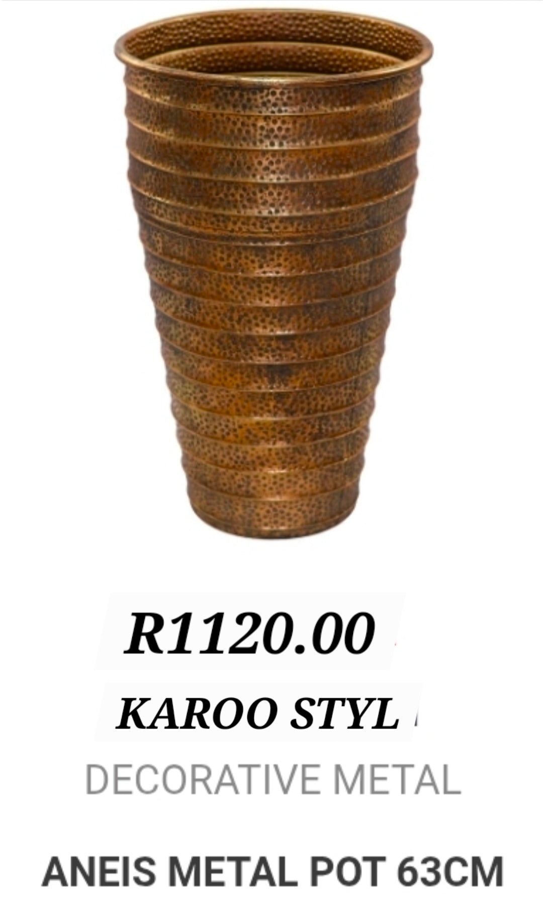 Large Metal Pot