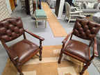 Leather vintage chairs