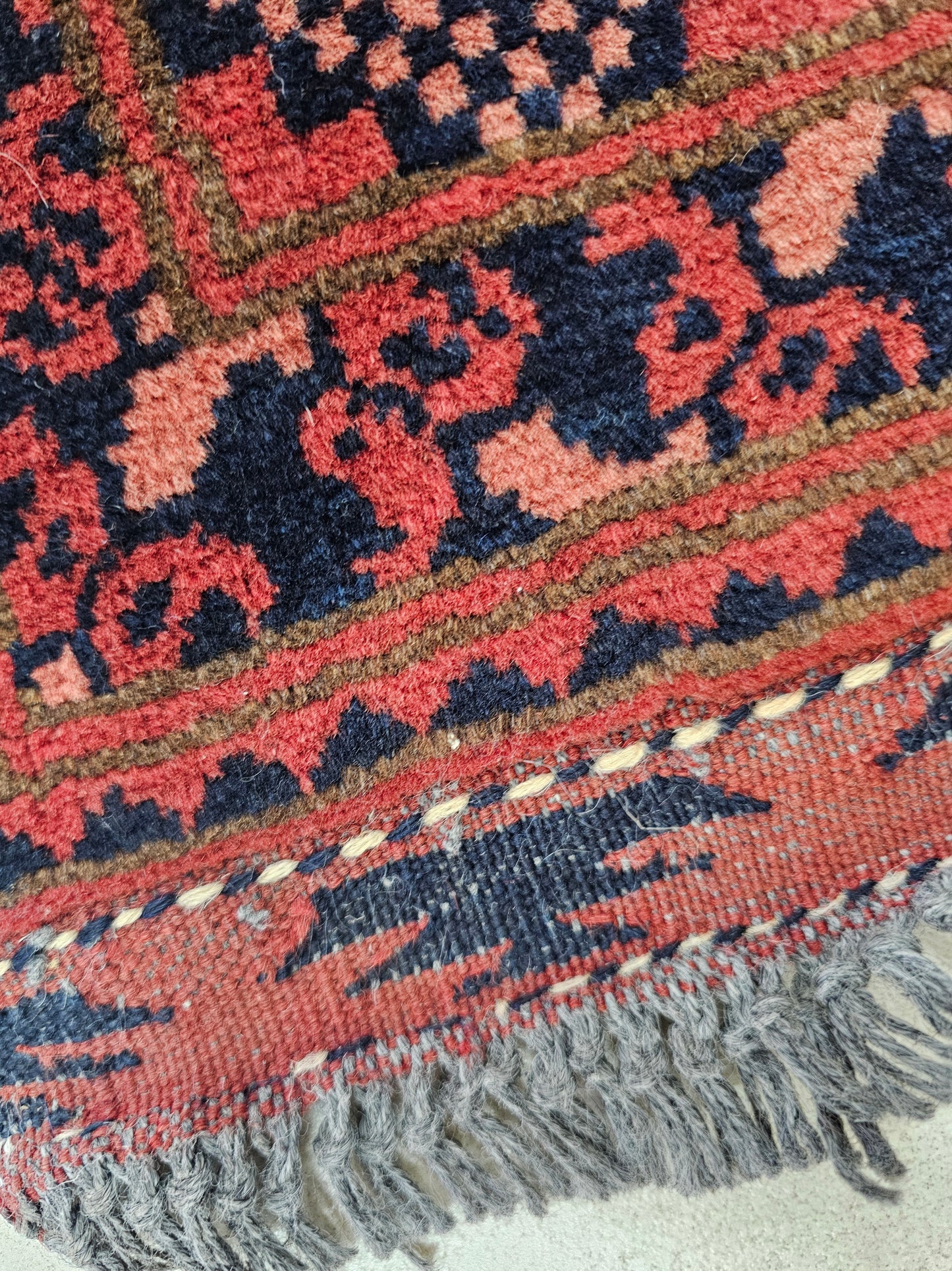 HANDKNOTTED AFGHAN RUNNER