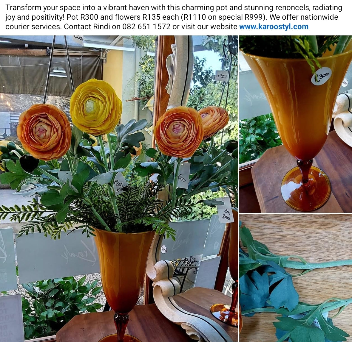 Vibrant stunning Vase