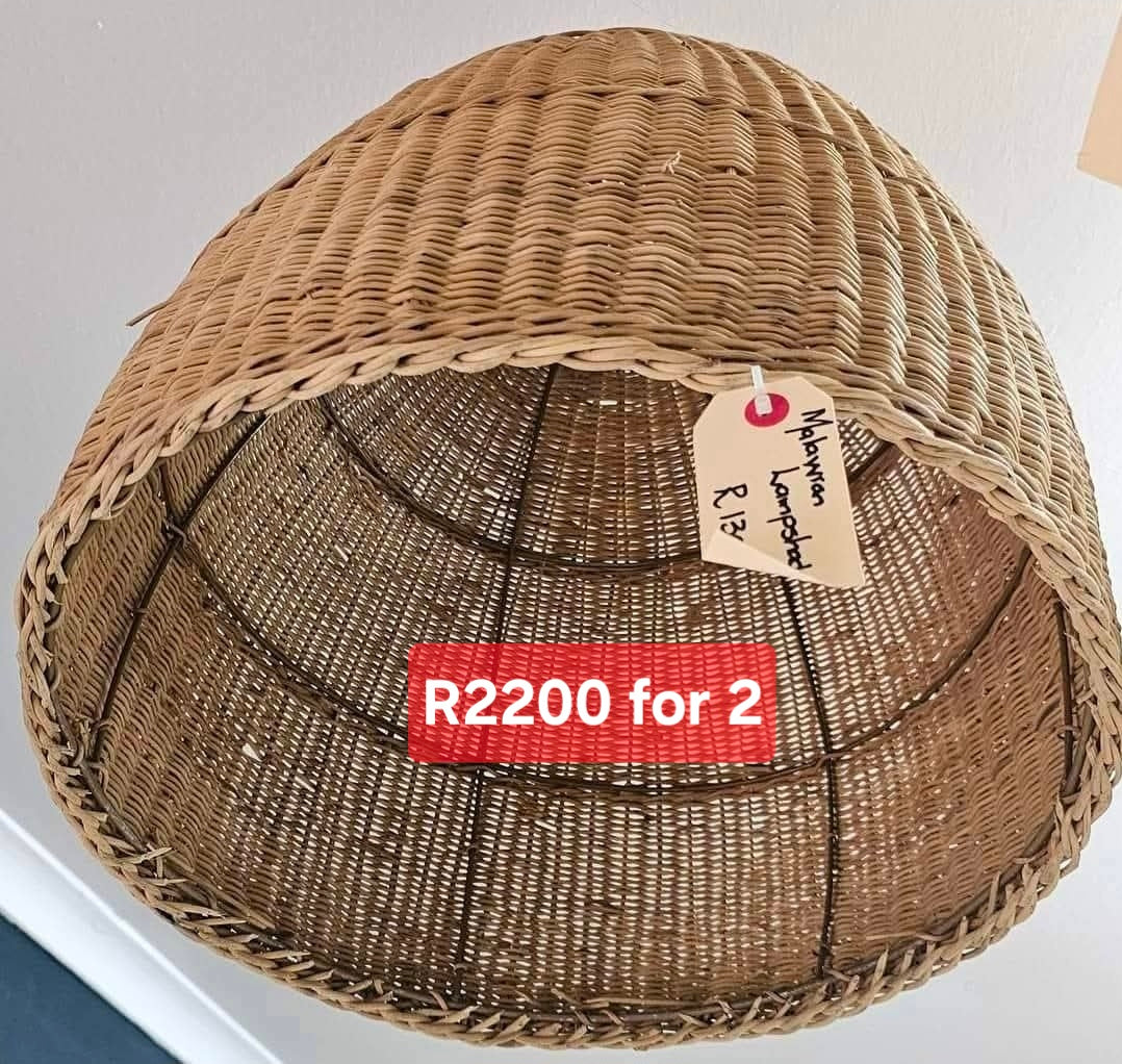Rattan woven light