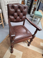 Leather vintage chairs