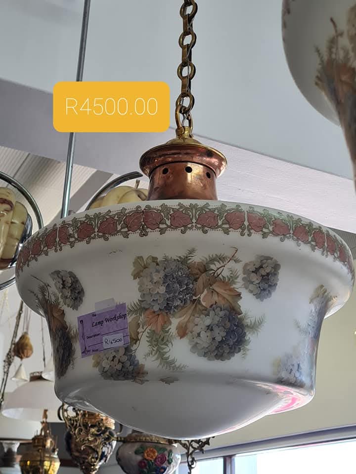 Vintage Opaline light