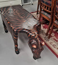 Zebra solid wood designer coffee table