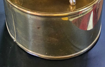 Vintage brass kettle & stand