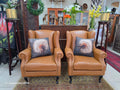 Wingbacks in Leather