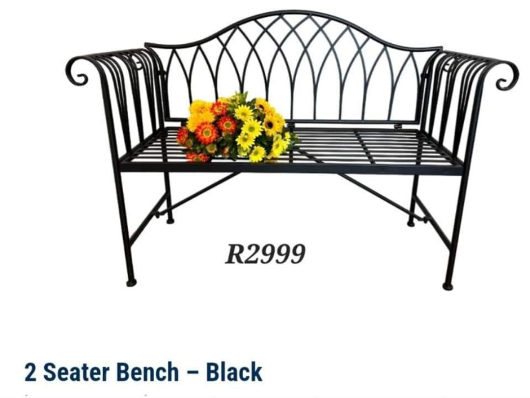 2 Seater steel bench