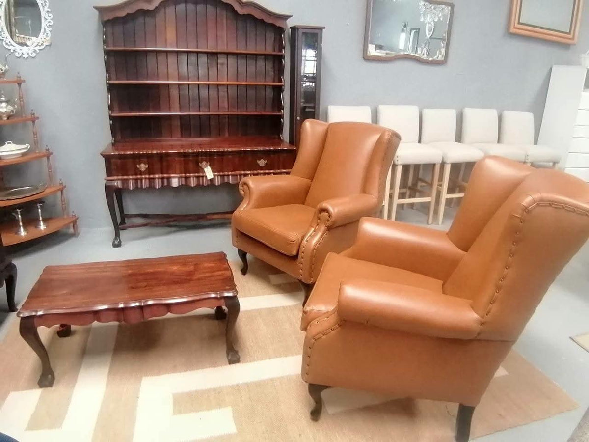 Wingbacks in Imported Italian Leather