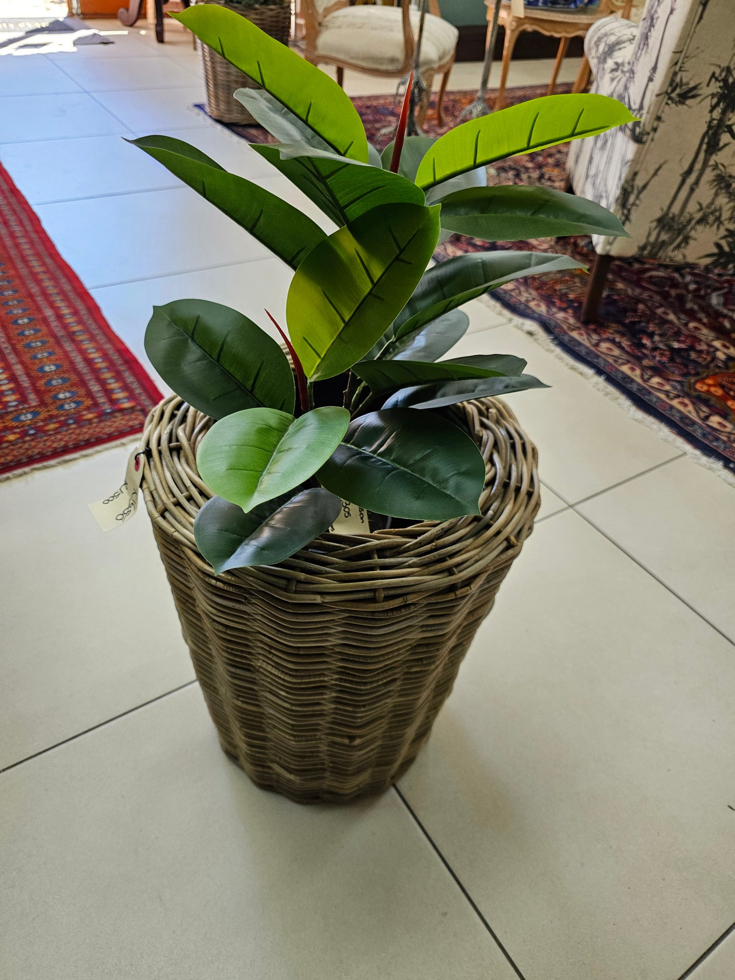 LARGE RATTAN BASKET