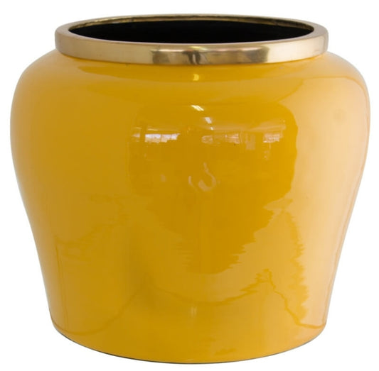 YELLOW JAR VASE