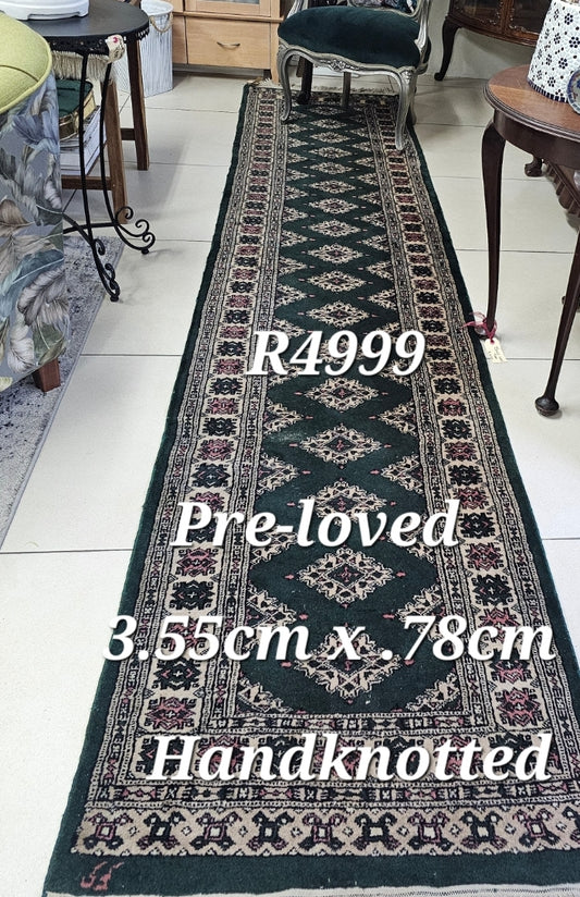 PERSIAN HANDKNOTTED PRE LOVED RUNNER (carpet)