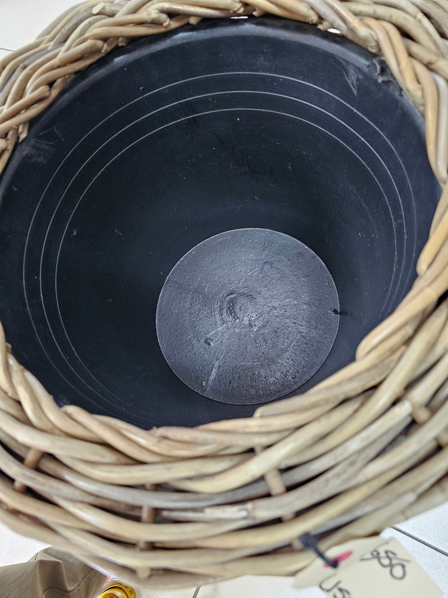 LARGE RATTAN BASKET