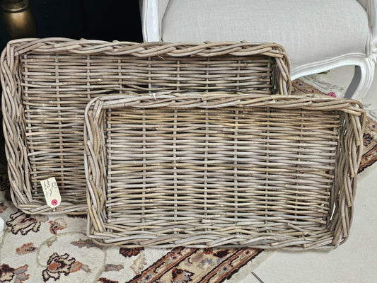 Thick Rattan Tray/basket